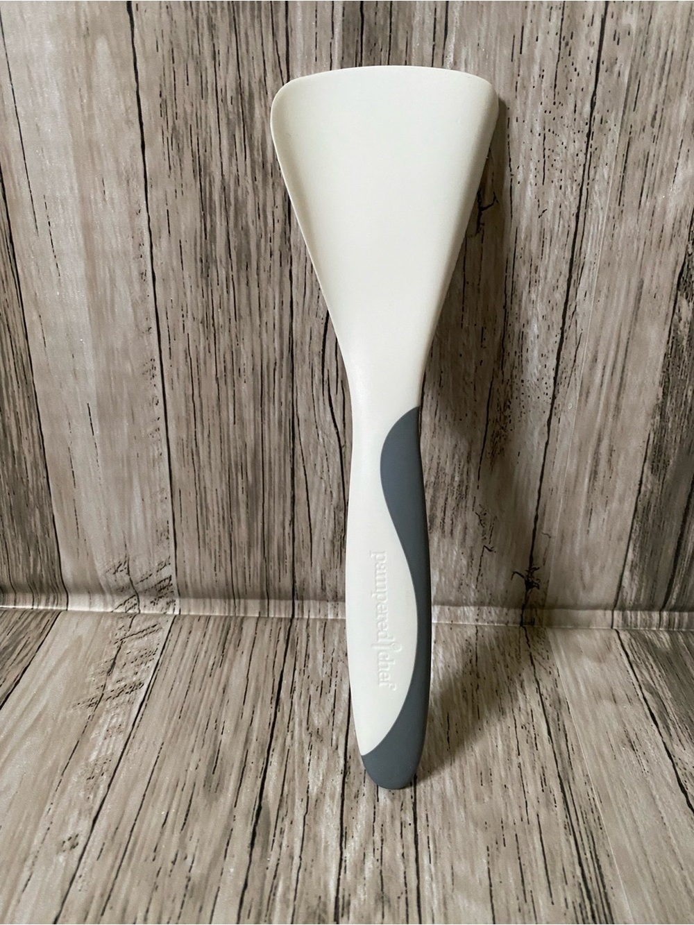 Pampered Chef Ice Cream Spade, Nylon & Silicone, White & Gray, 8.5 in #100113